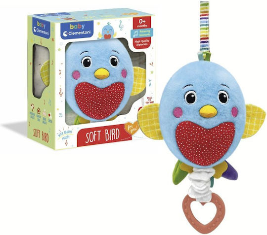 Baby Clementoni Pendant Toy for Car with Music Music Soft Bird for 0++ Months