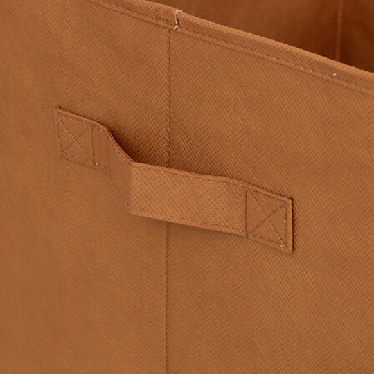 Kinder Aufbewahrungsbox aus Stoff Braun 29x29x29cm 1Stück