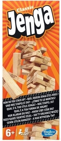 Επιτραπέζιο Παιχνίδι Jenga για 2-6 Παίκτες 6+ Ετών Hasbro