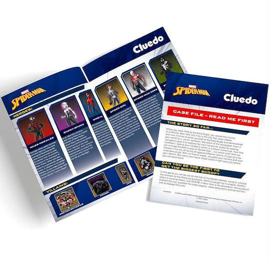 Board Game Cluedo: Spider-Man for 2-6 Players 8+ Years Old (EN) Winning Moves