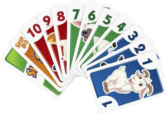 Настолна игра Skip-Bo Junior за 2-4 играчи 5+ години Mattel