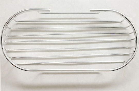 Inter Ceramic Montat pe perete Raft Baie Argintie