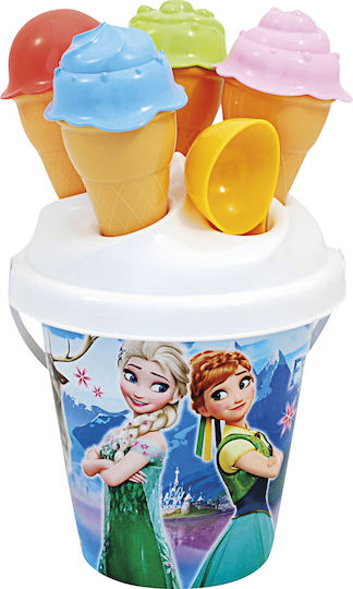 Disney Frozen Σετ Κουβαδάκι Παραλίας με Αξεσουάρ