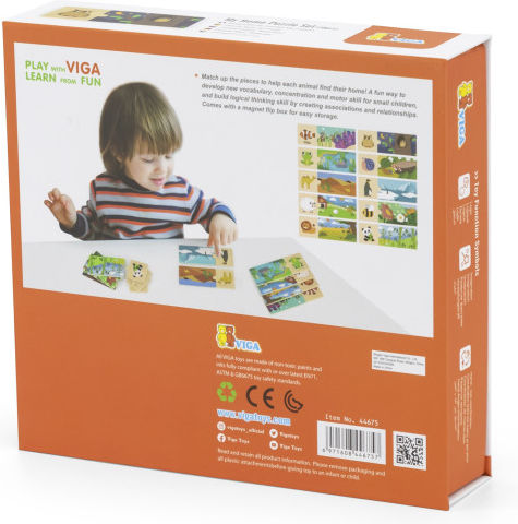 Wooden Kids Puzzle Viga Toys