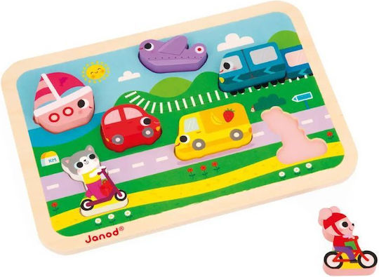 Janod puzzle-uri janod vehicule cu pene janod Pentru 2+
