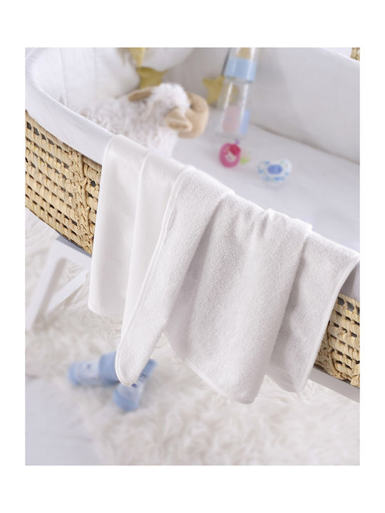 Rythmos Basics Αδιαβροχοποιημένο Σελτεδάκι Λευκό 60x120εκ.