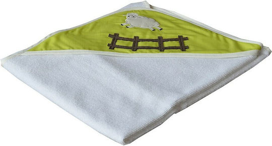 Bebe Stars Sheep Hässe-Kuscheldecke Grün 90x90cm.