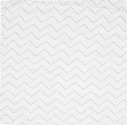 Lorelli Lines Πάνα Αγκαλιάς από Μουσελίνα Γκρι 80x80εκ.