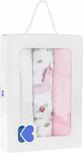 Kikka Boo Одеяло За Пелени 120x120см 3 Бройки