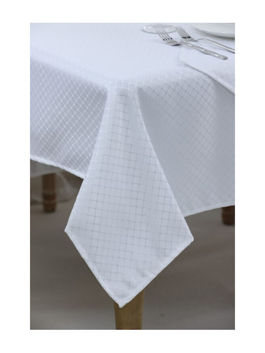 Liolios Home Τραπεζομάντηλο Σετ Ivory 160x220εκ.
