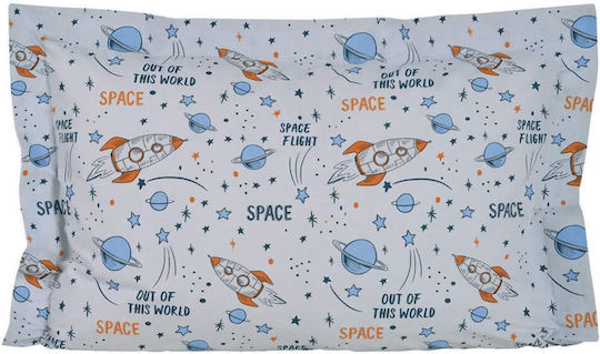 Das Home Sheet Set Single Cotton Blue, Grey, Orange 170x240cm 3pcs