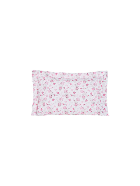 Das Home Sheet Set Single Cotton Pink, White 170x240cm 3pcs