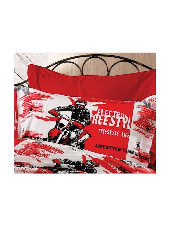 Dimcol Single Set Red 160x240cm