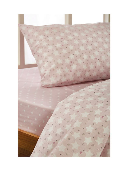 Whitegg Σετ Μονά Pink 165x240cm