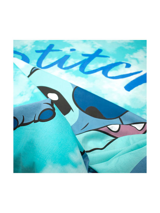 Disney Sheet Set Single Cotton Turquoise 160x240cm 4pcs