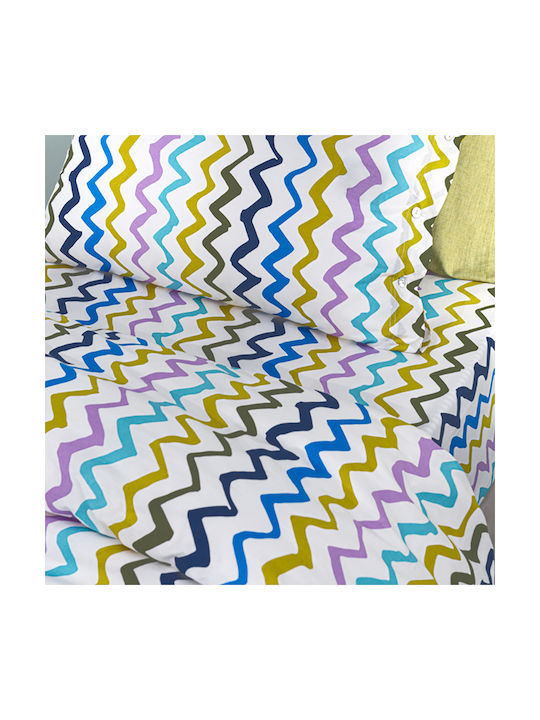 Guy Laroche Sheet Set Single Cotton Multi 160x250cm 1110030224016 3pcs