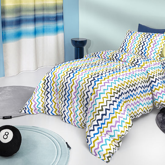 Guy Laroche Σετ Σεντόνια Μονά Βαμβακερά Multi 160x250cm 3τμχ