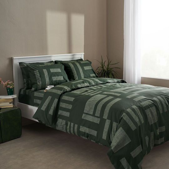 Charalambidis Textiles Single with Elastic Band Green 90x200cm Charalambidis Textiles Single with Elastic Band Green 90x200cm