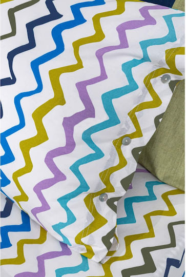 Guy Laroche Σετ Σεντόνια Μονά Βαμβακερά Multi 160x250cm 3τμχ
