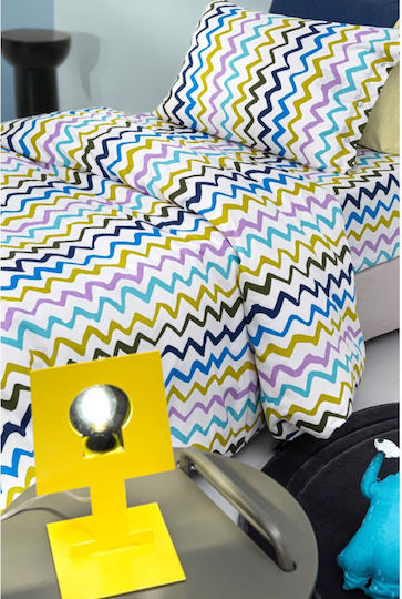 Guy Laroche Σετ Σεντόνια Μονά Βαμβακερά Multi 160x250cm 3τμχ