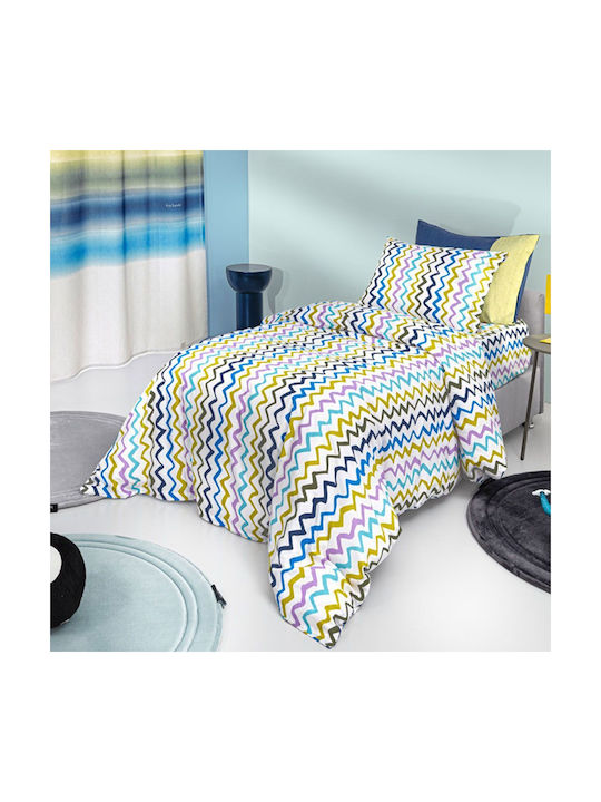 Guy Laroche Sheet Set Single Cotton Multi 160x250cm 1110030224016 3pcs