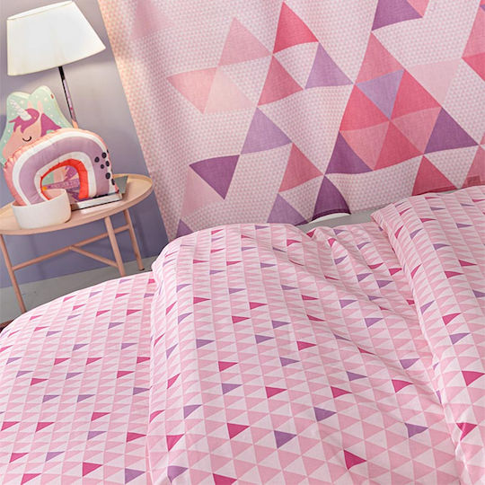 Guy Laroche Bettwäsche-Set Einzel Baumwolle Two 2 Twenty Fuchsia 165x250cm 3Stück