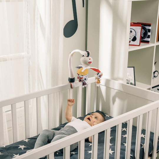 Tiny Love Mobile On--go 3-in-1 Musical Mobile Babies Electric 0+ Months Portable Baby Crib Mobile 3 Attachment Options 5 Melodies 30 Minutes Continuous Music Tiny Rockers