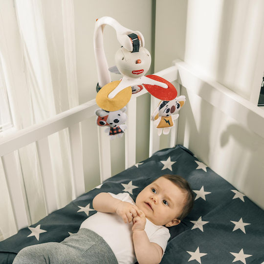 Tiny Love Mobile On--go 3-in-1 Musical Mobile Babies Electric 0+ Months Portable Baby Crib Mobile 3 Attachment Options 5 Melodies 30 Minutes Continuous Music Tiny Rockers
