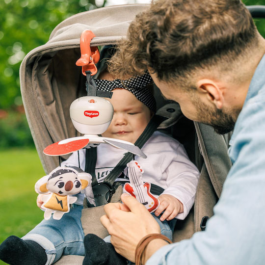 Tiny Love Mobile On--go 3-in-1 Musical Mobile Babies Electric 0+ Months Portable Baby Crib Mobile 3 Attachment Options 5 Melodies 30 Minutes Continuous Music Tiny Rockers