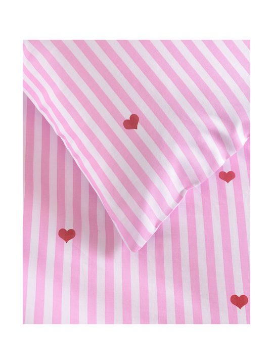 Rythmos Set Cearceafuri Semi Dublu Young Heart 160x260cm Rythmos Set Cearceafuri Semi Dublu Young Heart 160x260cm