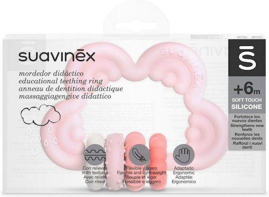 Suavinex Μασητικός Κρίκος Οδοντοφυΐας από Σιλικόνη για 6 m+