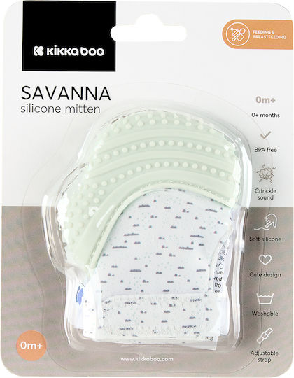 Kikka Boo Savanna Teething Glove BPA Free Silicone for 0 m+