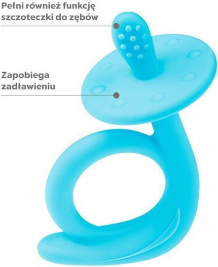 Akuku Akuku Beißring Zahnen Linderung Ohne BPA aus Silikon für 0 m+