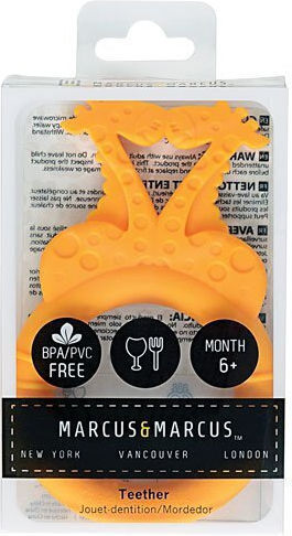 Marcus & Marcus Giraffe Teething Ring from Silicone for 0 Months+