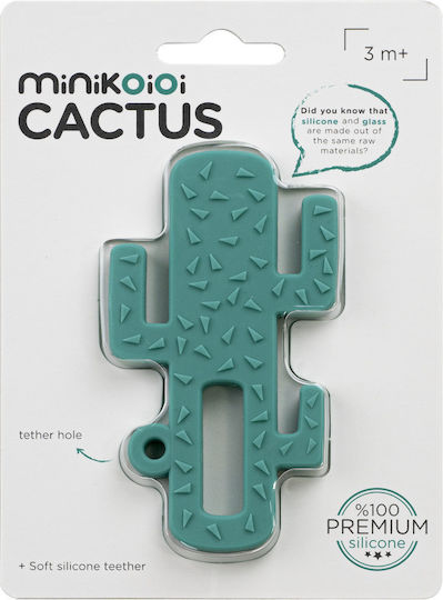 Minikoioi Cactus Μασητικός Κρίκος Οδοντοφυΐας από Σιλικόνη για 3 m+
