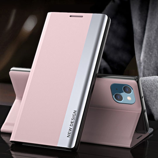 New Design Back Cover Leather / Synthetic Leather Pink (iPhone 13 mini)