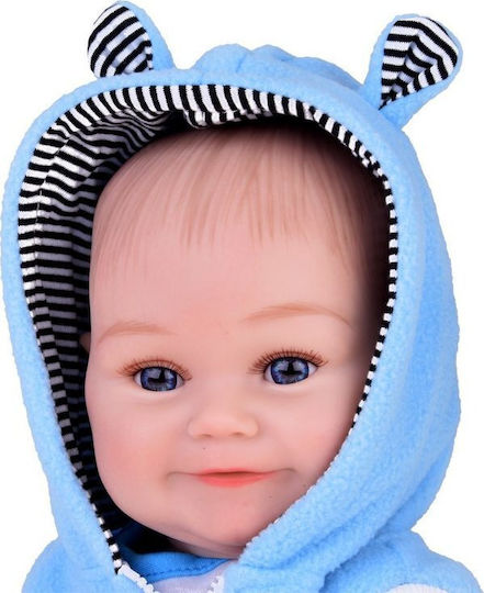 Realistic Doll Boy 50cm Adorable Baby Babbles Laughs Za5357