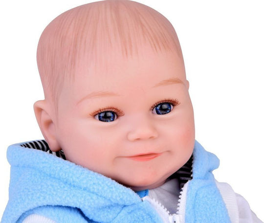Realistic Doll Boy 50cm Adorable Baby Babbles Laughs Za5357