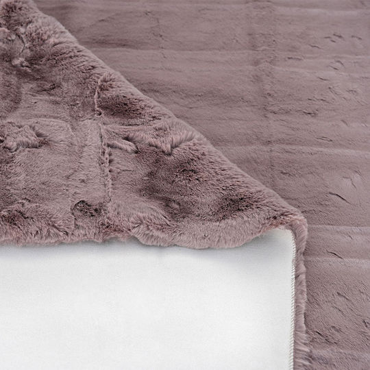 Polcarpet Rabbit Pink 80 Χαλί Διάδρομος Γούνινο Pink 80x150cm