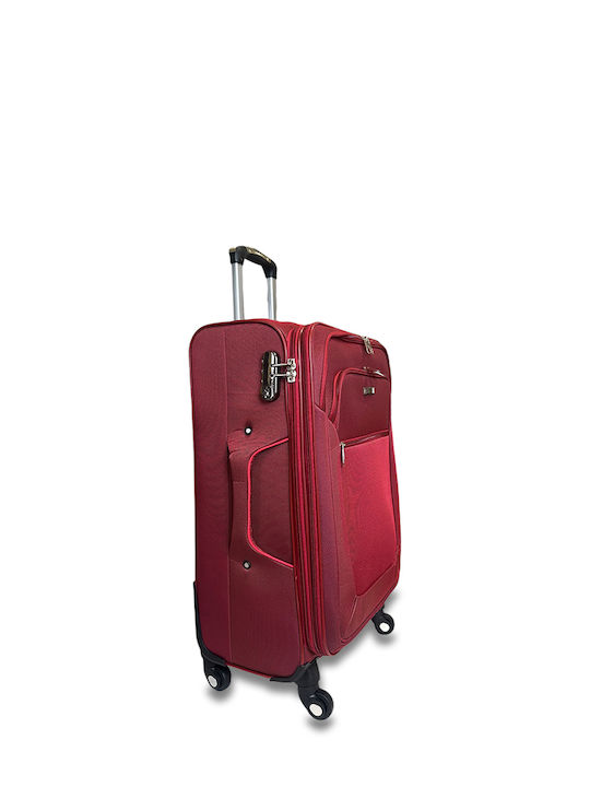 Medium Suitcase Nylon Skiathos Red