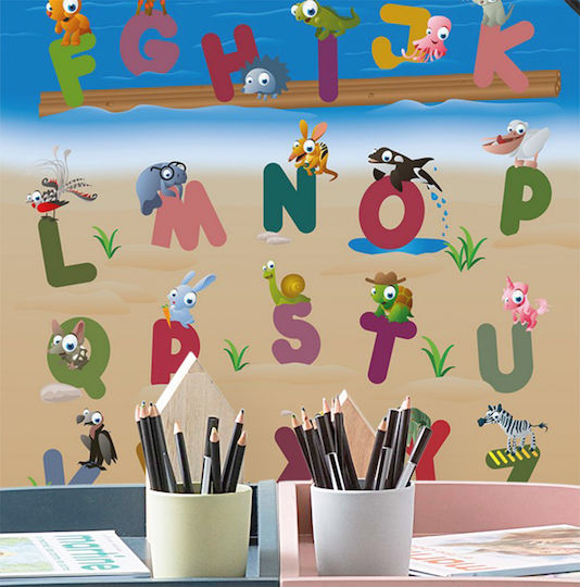 Walltastic Tapet pentru copii Αγγλικό Αλφάβητο L182xA254buc