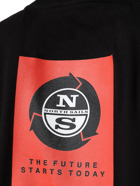T-shirt Μαύρο