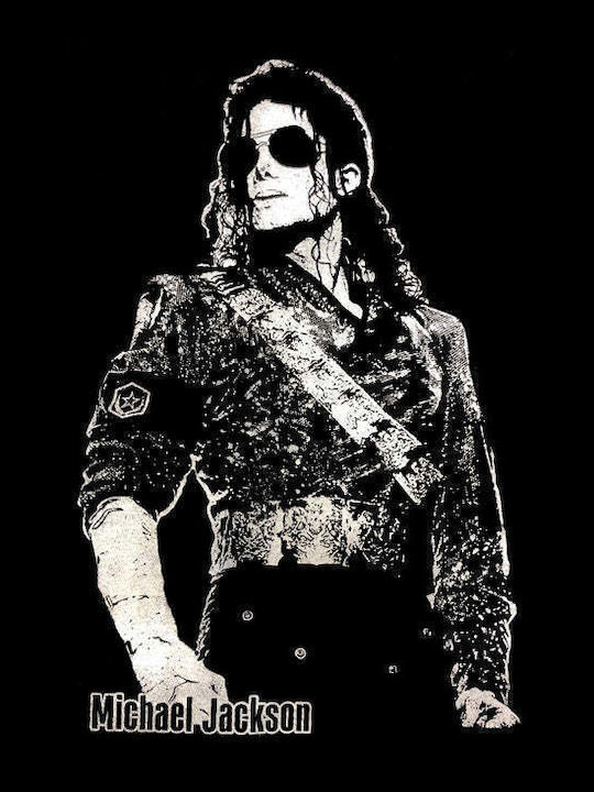 Michael Jackson Unisex T-shirt Βαμβακερό Μαύρο