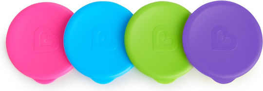 Munchkin Orange Miracle Silicone Lid 4 Pieces