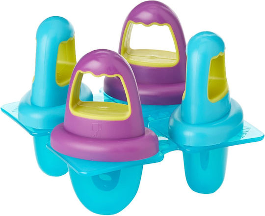 Nuk Multicolour Plastic Container For 6+ Months 4 Pieces