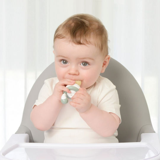 Kidsme Πιπίλα Φαγητού Γκρι Feeder από Σιλικόνη για 4+ μηνών