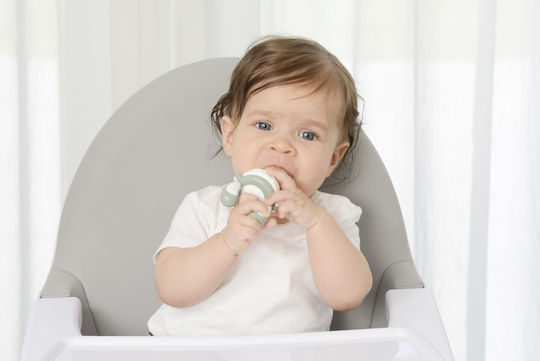 Kidsme Πιπίλα Φαγητού Γκρι Feeder από Σιλικόνη για 4+ μηνών