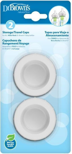 Dr. Brown's Plastic Baby Lid 2pcs Green