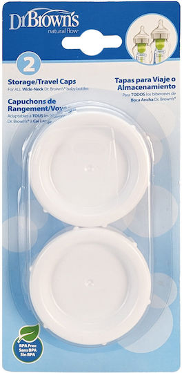 Dr. Brown's Plastic Baby Lid 2pcs Green