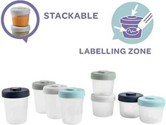 Beaba Container Mehrfarbig 8Stück